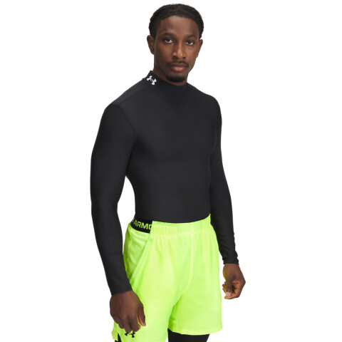 UA HG OG Compression Mock LS-BLK BLK-001