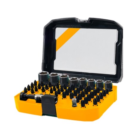 DINGQI JUEGO 54 PIEZAS DE PUNTAS DE IMPACTO & DADOS & ADAPTADOR Dingqi Juego 54 Piezas De Puntas De Impacto & Dados & Adaptador