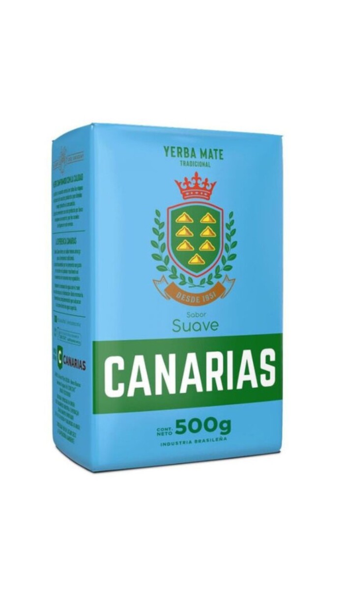 YERBA CANARIAS SUAVE 1/2 KG (CELESTE) 