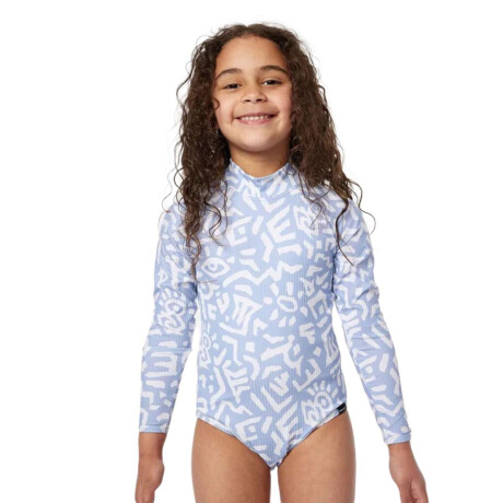 Lycra Rip Curl Search Surfsuit Niña Celeste