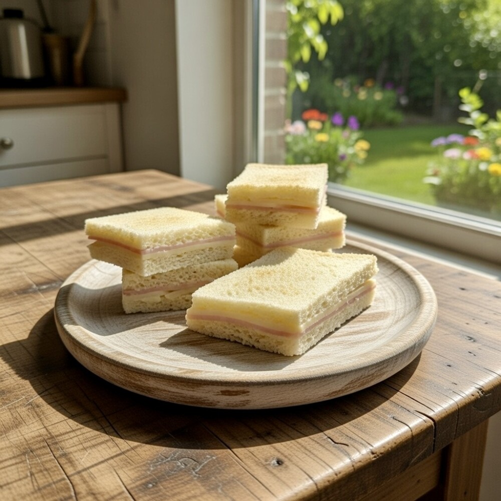 6 Sándwiches de Jamón y Queso 6 Sándwiches de Jamón y Queso