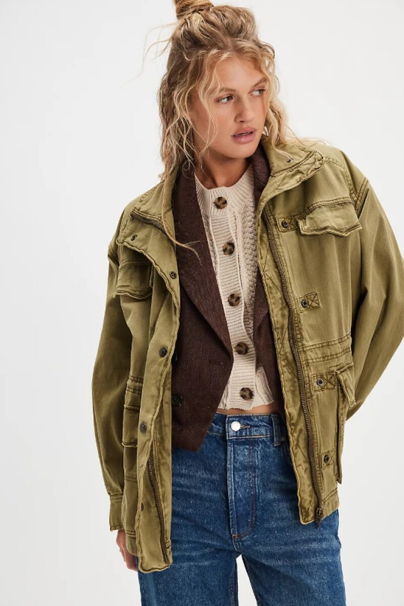 CHAQUETA UTILITY ARYA Verde