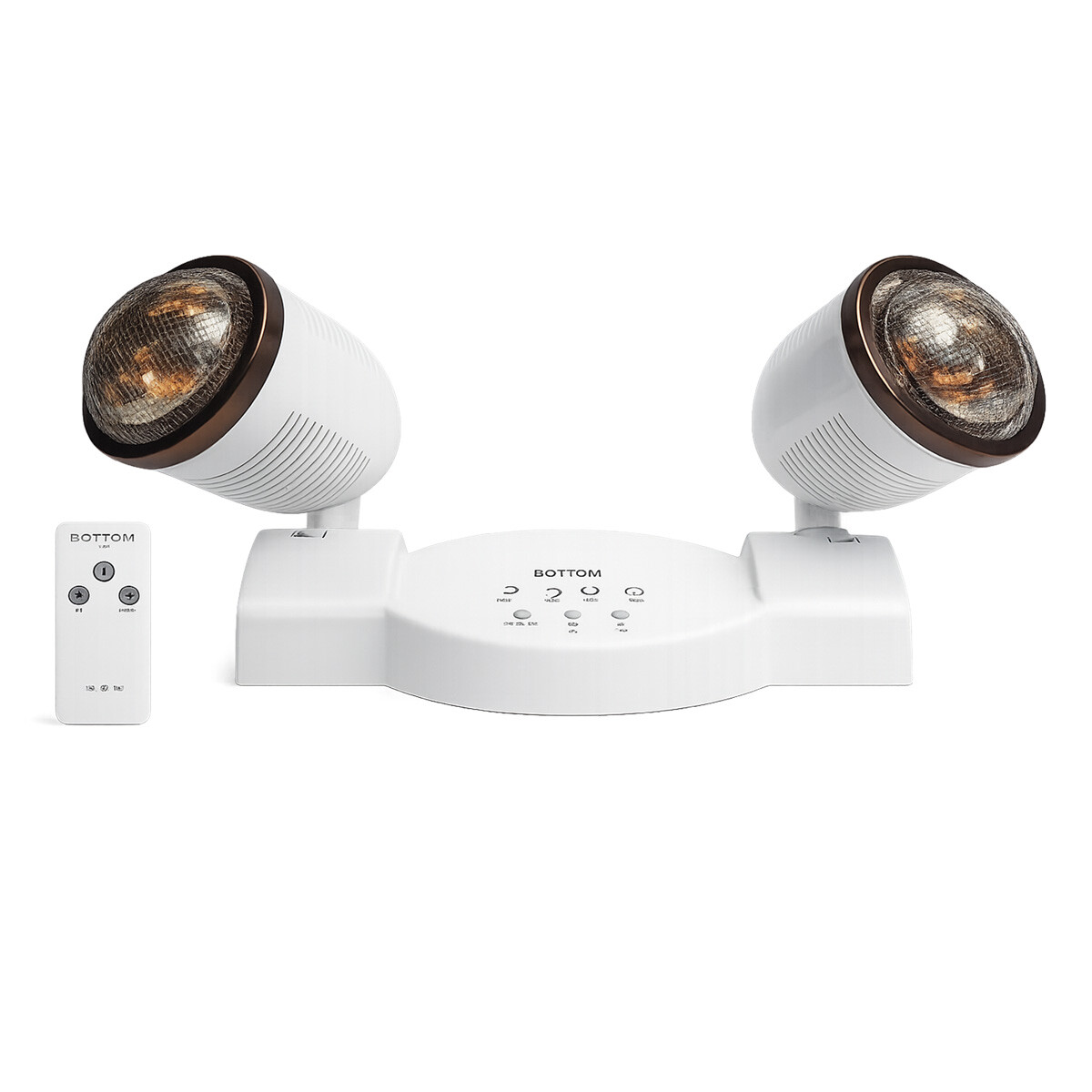 CALEFACTOR P/BAÑO SET 2 LUCES 470W C/CONTROL 