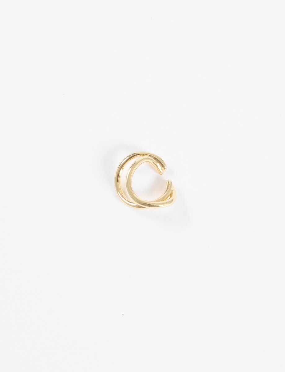 Earcuff wavy - dorado 