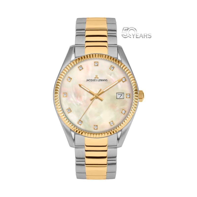 Reloj Jacques Lemans 50-4L para mujer en acero Dorado