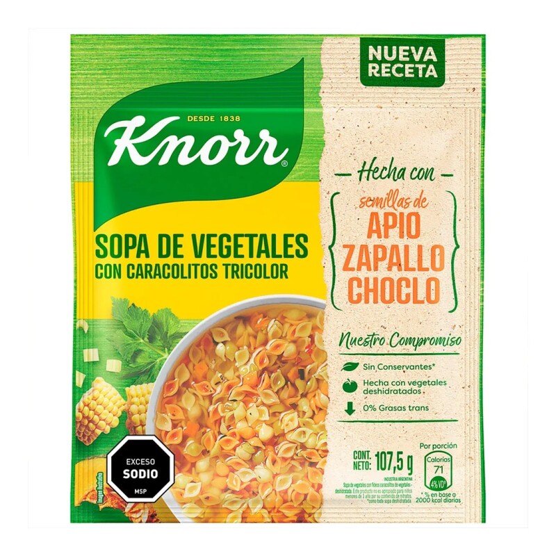 SOPA KNORR CAS. CARAC.TRICOLOR Sopa Knorr Cas. Carac.tricolor