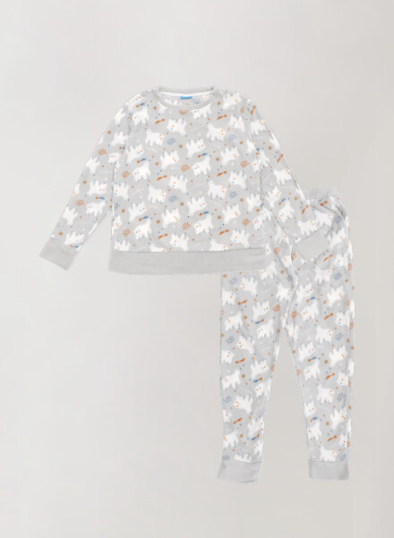 pijama polar Gris