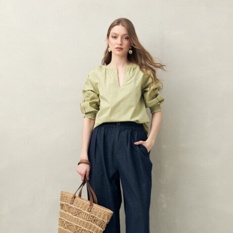 BLUSA NALARA Verde Oliva