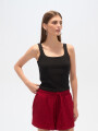 Musculosa Ramas Negro