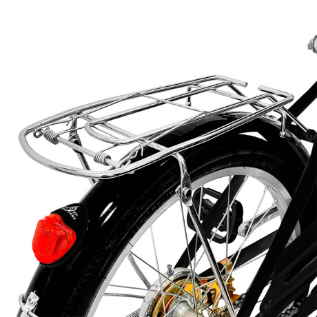 Bicicleta Plegable Paseo Rod 20 Dama Niña Accesorios Negro
