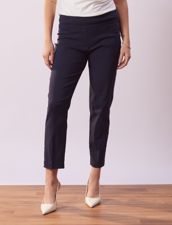 Pantalon Pull On Ankle AZUL