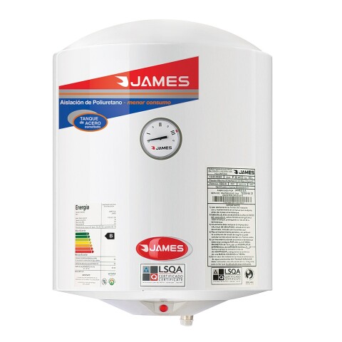 Calefon Termotanque 40lts James Acero Color Blanco Calefon Termotanque 40lts James Acero Color Blanco