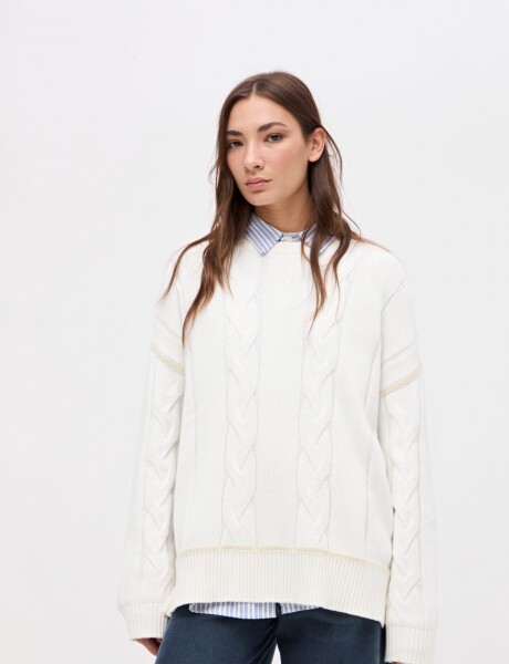 Buzo punto Rali Off white