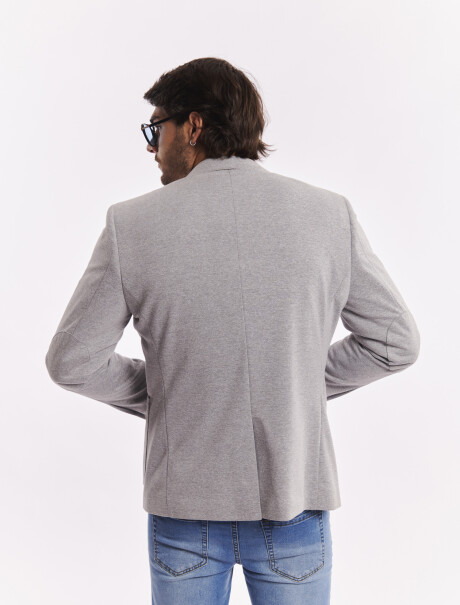 Saco jersey gris