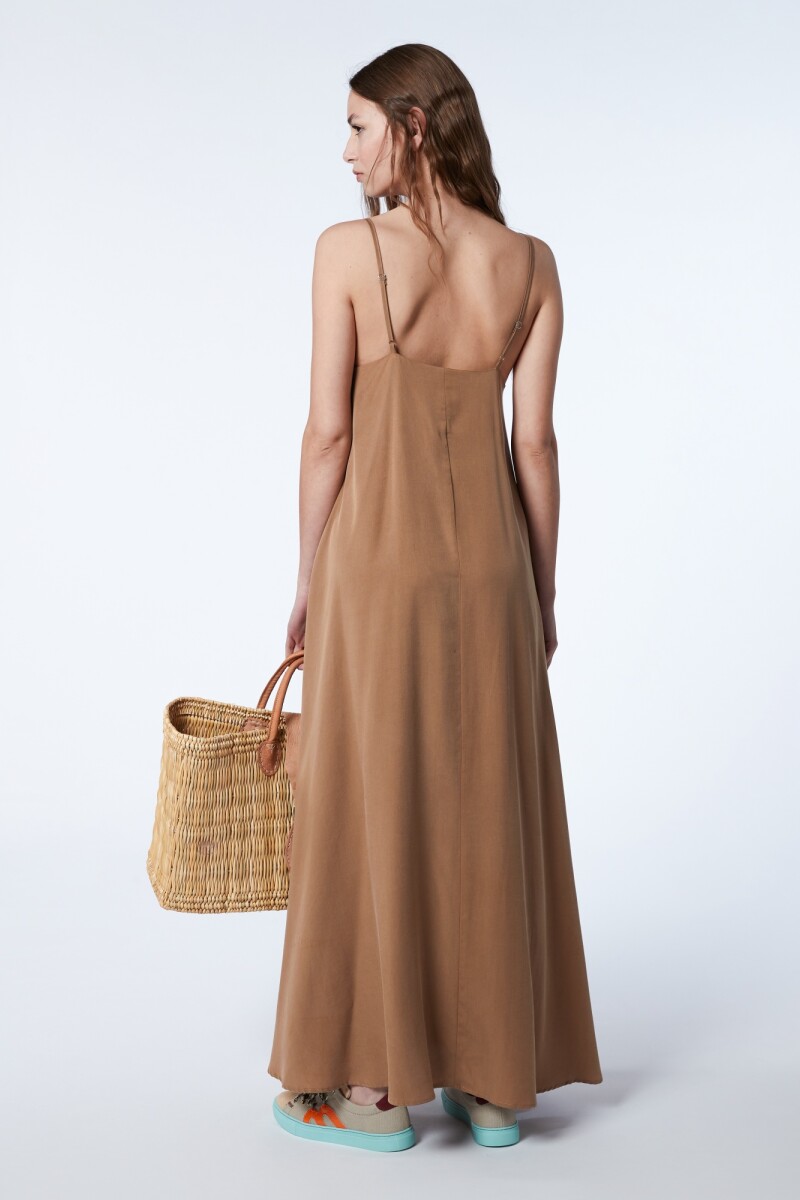 Vestido Camel