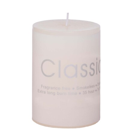 VELA AROMÁTICA PARAFINA NATURAL-BEIGE A019