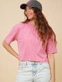 T-SHIRT NANTE RUSTY Rosa Oscuro