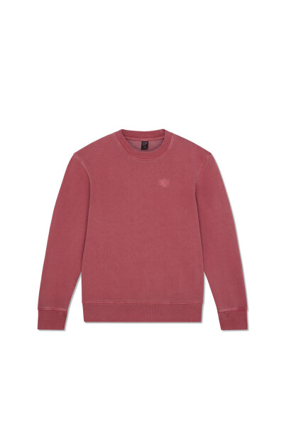 Shield Garment Dyed Crew Rojo