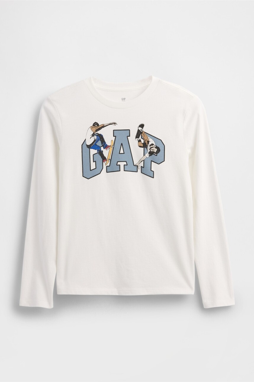 Remera Gràcifo Niño New Off White