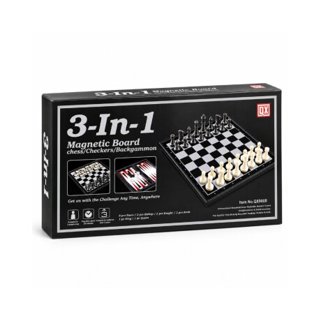 JUEGO DE MESA MAGNETICO 3 EN 1 BACKGAMMON AJEDREZ Y DAMAS JUEGO DE MESA MAGNETICO 3 EN 1 BACKGAMMON AJEDREZ Y DAMAS