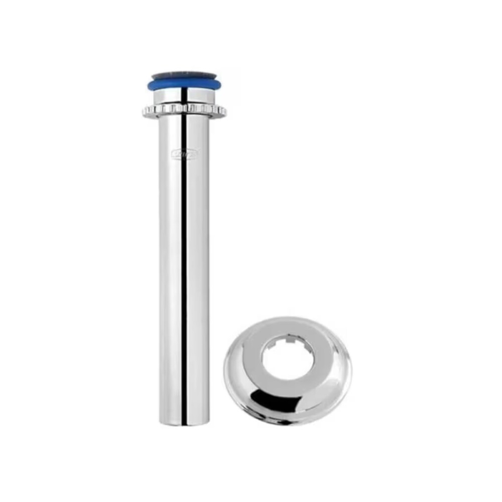 Conexión de inodoro abs lisa cromado Blukit Conexión De Inodoro Abs Lisa Cromado Blukit