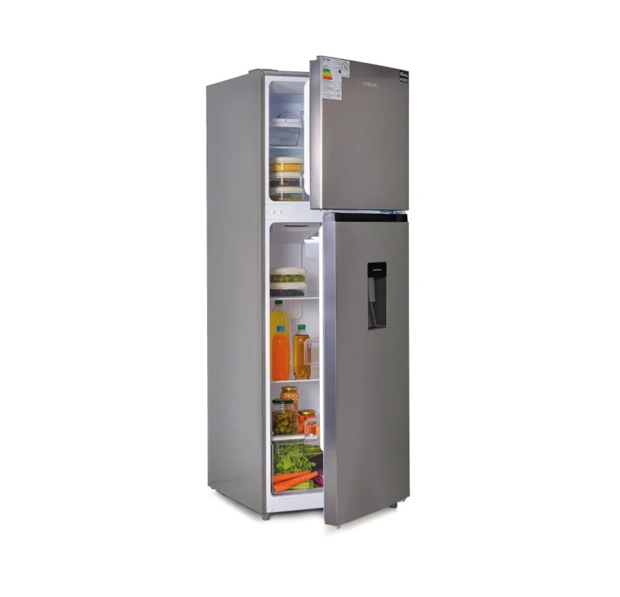 Refrigerador Smartlife frio seco c/dispensador 342l Silver 