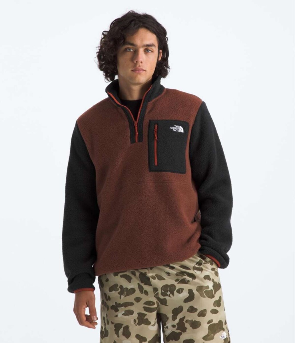 Buzo Yumiori Cierre 1/4 - Ember Soil/tnf Black/ir 