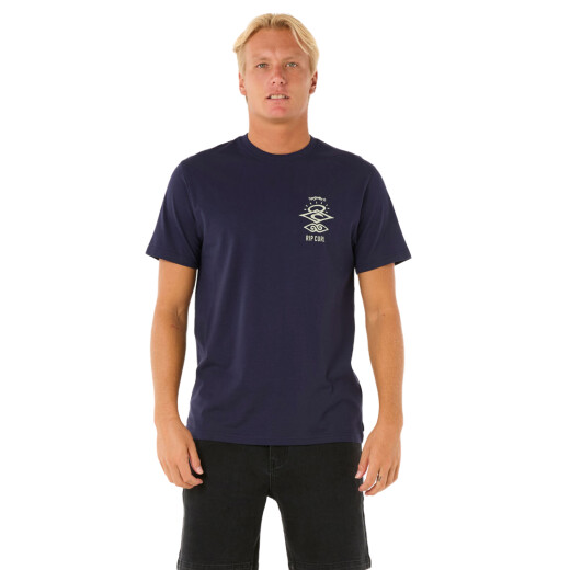 Remera Rip Curl Search Icon- Negra Remera Rip Curl Search Icon- Negra