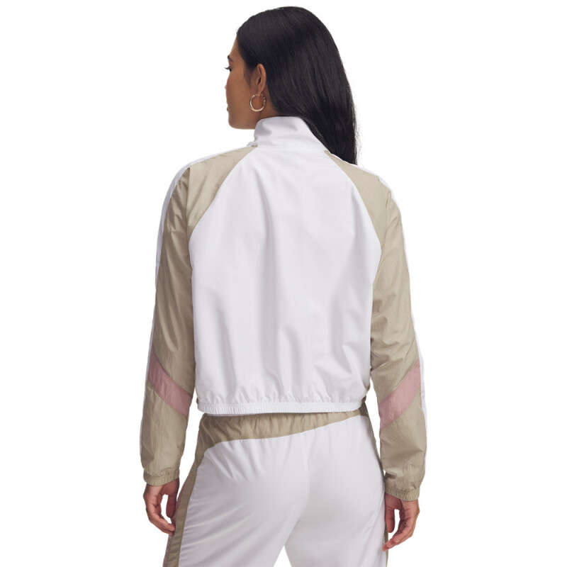 UA Icon Crinkle Jacket WHT-100