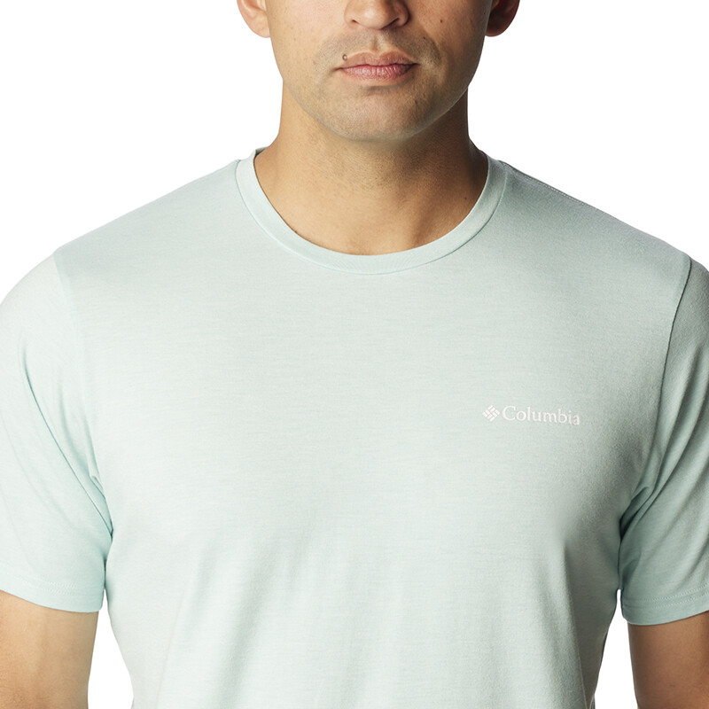 Remera Sun Trek Short Hombre SPRAY HEATHER