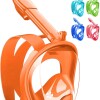 Máscara de snorkel infantil Naranja