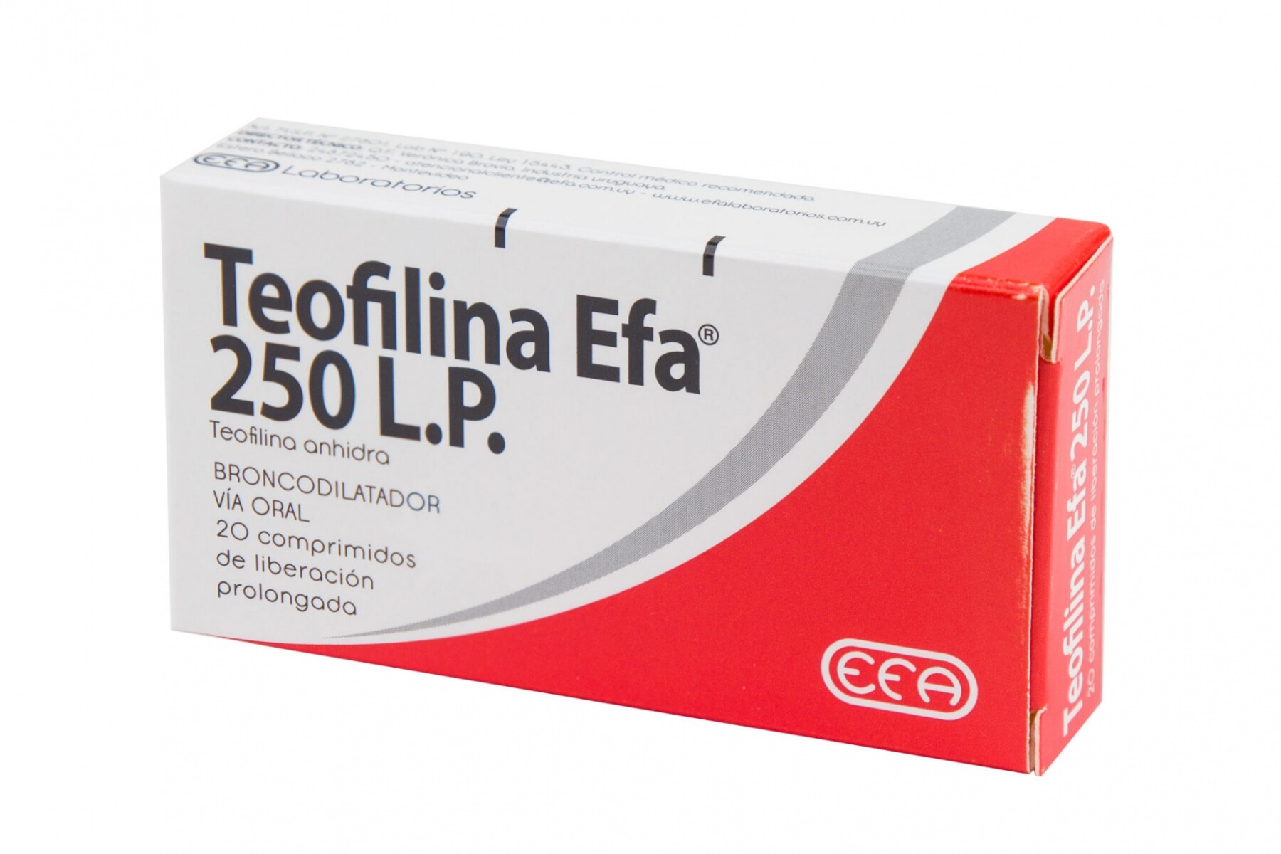 Teofilina Efa Lp 250mg 