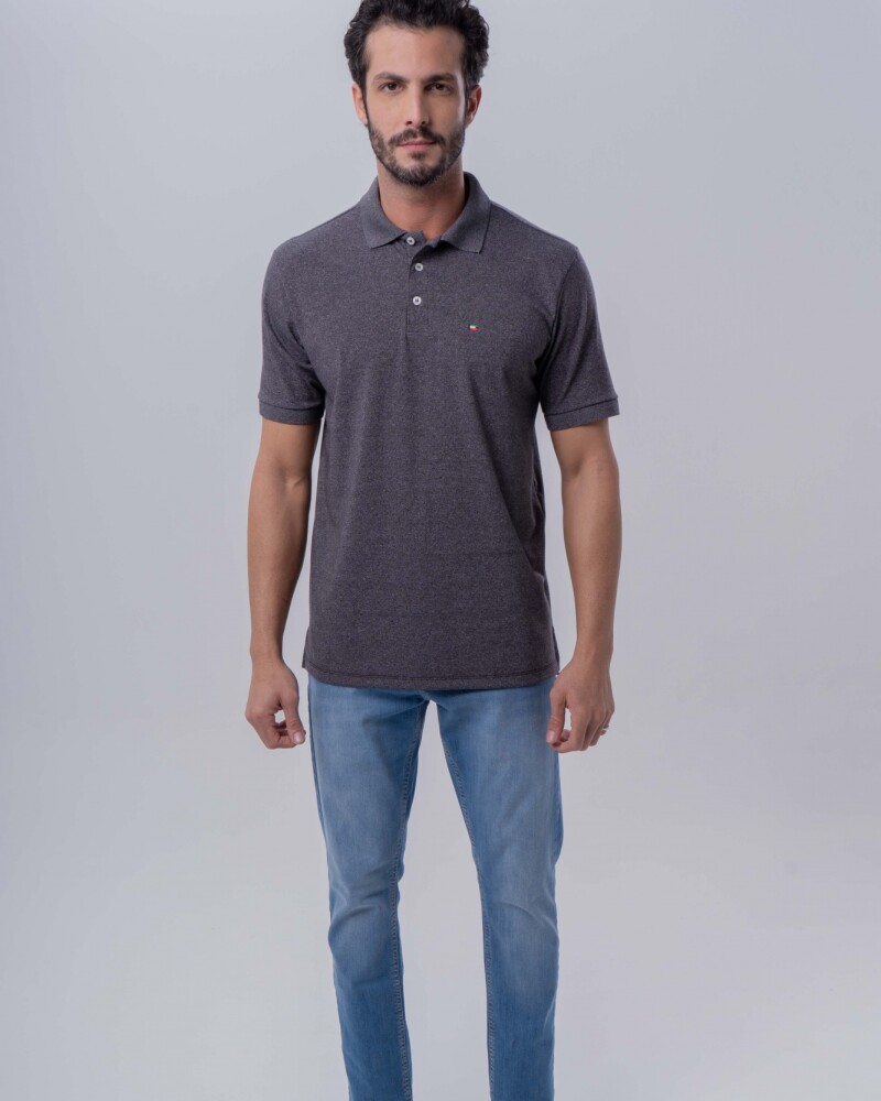 REMERA POLO Negro