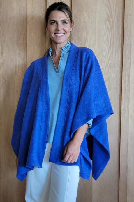 Ruana Cerdeña Azul