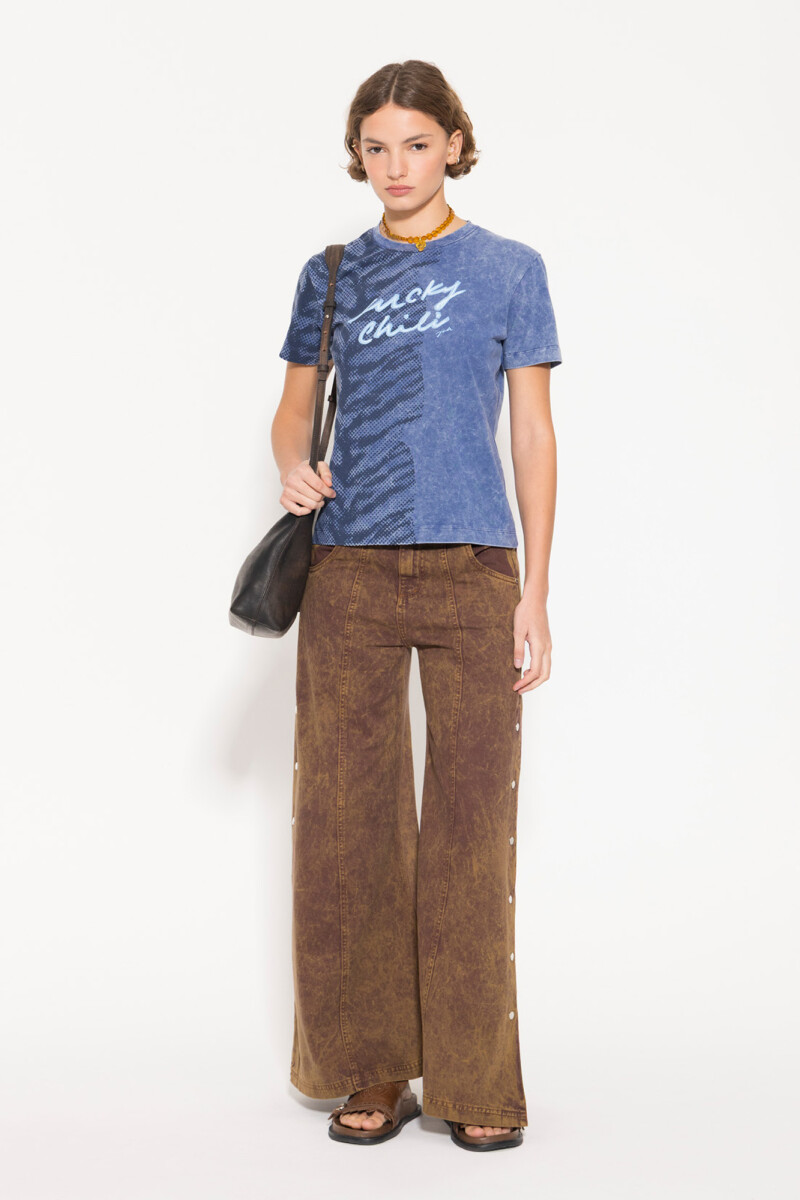 REMERA LUCKY Azul