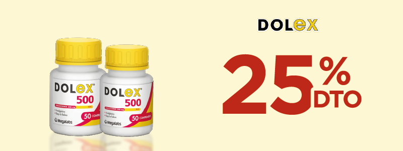 Promo Dolex 25% off.