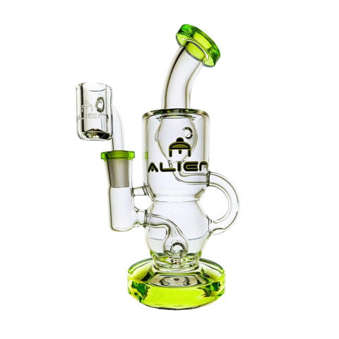 BONG ALIEN RECILADOR 15CM CON BANGER - RIG 2 BONG ALIEN RECILADOR 15CM CON BANGER - RIG 2