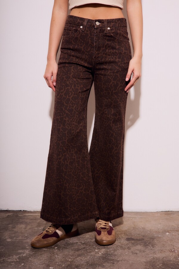 Jean Print Animal Print