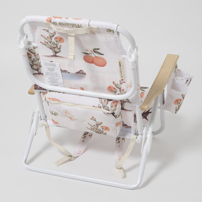 Silla Reposera de playa mochila Paradise Chalk