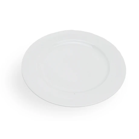 PLATO LLANO CERAMICA BLANCA PLATO LLANO CERAMICA BLANCA