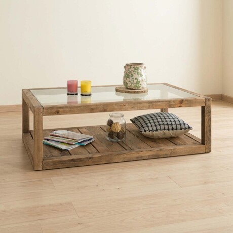 MESA RATONA CENTRAL MADERA NATURAL-BEIGE DRIFT NATURAL