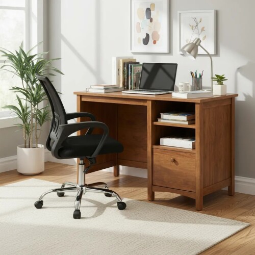 Combo Escritorio + Silla de Oficina - Union Plain Combo Escritorio + Silla de Oficina - Union Plain