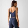 Top Reversible Whisper Crossover Mujer Deep Navy Heather