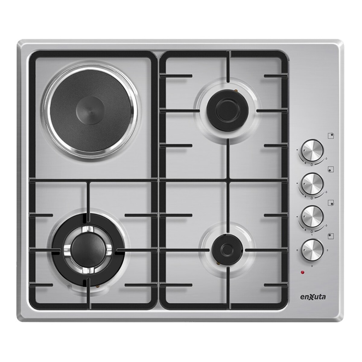 Anafe A Gas ENXUTA AENX5546 3 Hornallas 1 Disco - Acero Inoxidable 