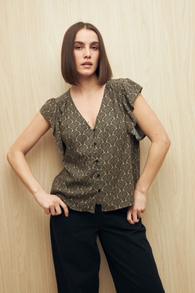 CAMISA MIRAVALLES Caqui