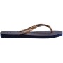 Sandalias Havaianas Slim Nautical Mujer Azul Marino Oro Rosa Metálico
