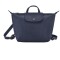 Longchamp -Mochila de cuero flexible, Le pliage cuir Azul