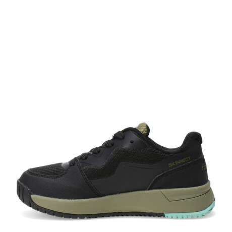 Championes Infantiles Topper Negro - Verde Oliva