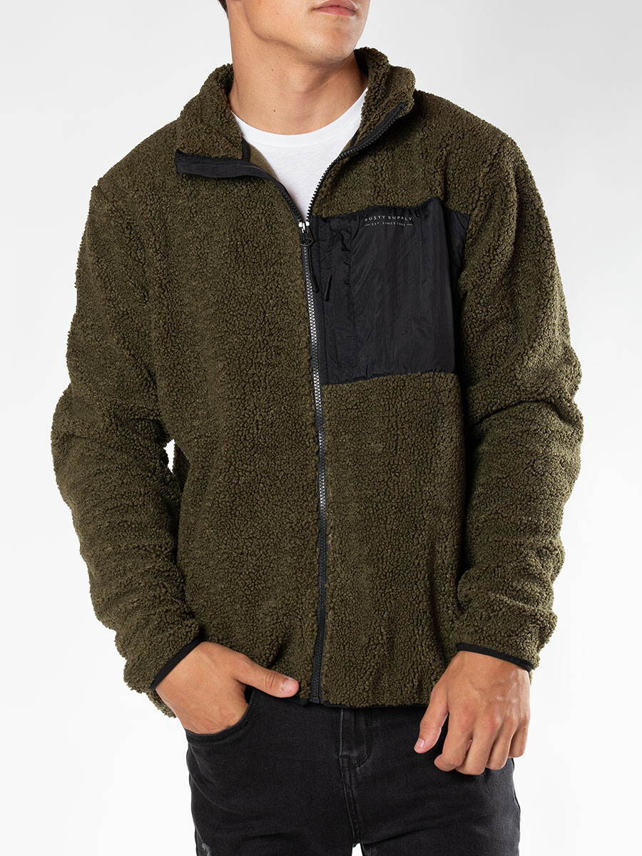 CAMPERA RIZO RUSTY - Militar 