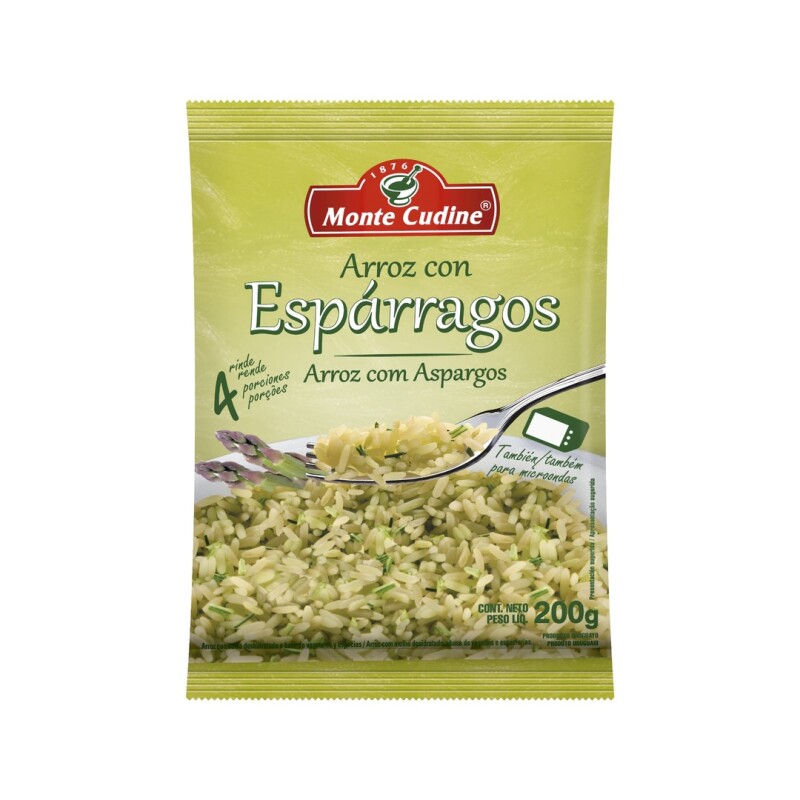 ARROZ MONTE CUDINE ESPARRAGOS 200G Arroz Monte Cudine Esparragos 200g